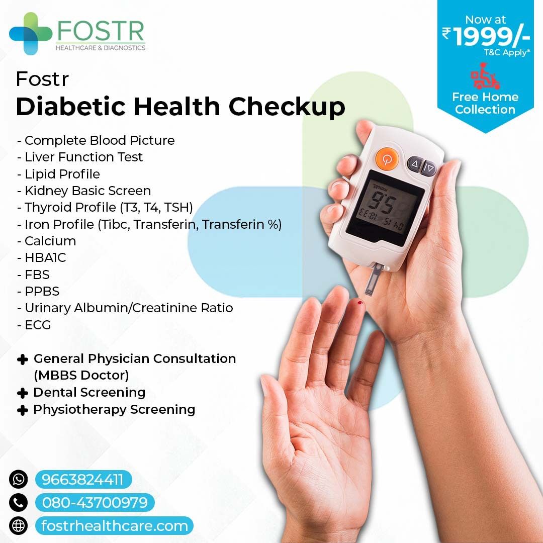 FOSTR Diabetic Health Checkup